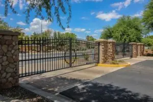 New Construction Subdivision Gate
