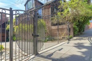 Colorado Pedestrian Gate and Driveway Gate Combo