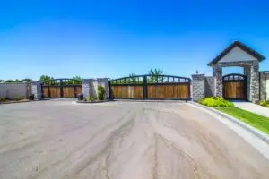New Construction Subdivision Gate